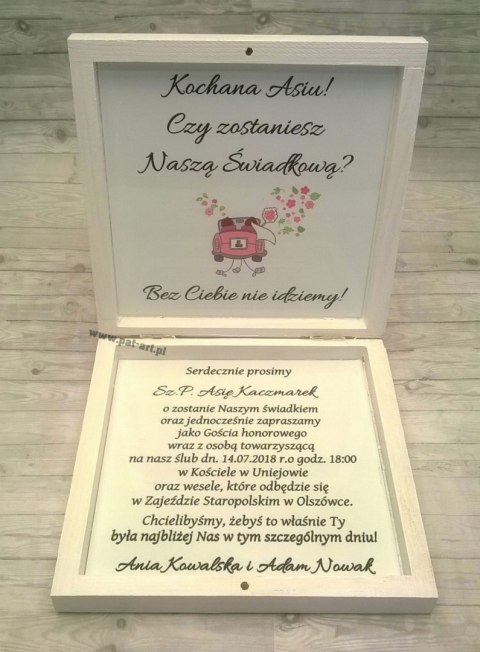 Prośba o świadkowanie Prośba o świadkowanie