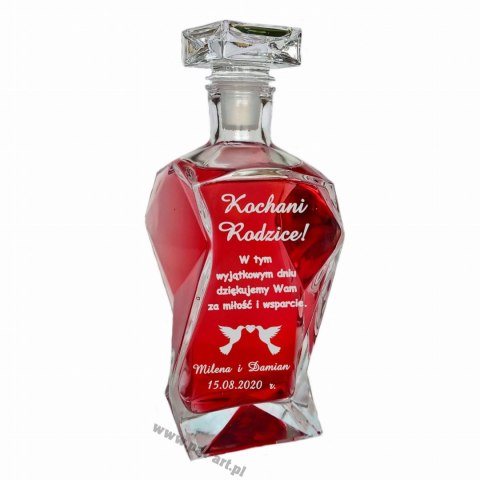 Karafka+2 szklanki+pudełko Karafka+2 szklanki+pudełko