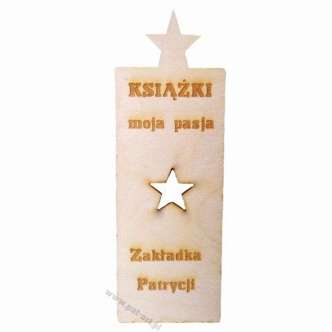 Zakładka do książki drewniana Zakładka do książki drewniana