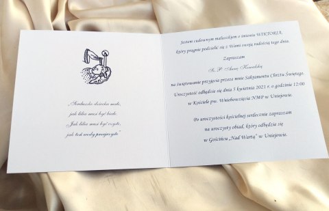 Zaproszenie na Chrzest Zaproszenie na Chrzest