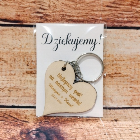 podziękowania dla gości breloczki z grawerem podziękowania dla gości breloczki z grawerem