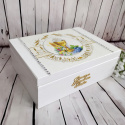 prezent biblia na komunię w pudełku