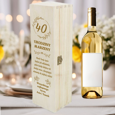 skrzynka na wino elegancki prezent na urodziny dla niej skrzynka na wino elegancki prezent na urodziny dla niej