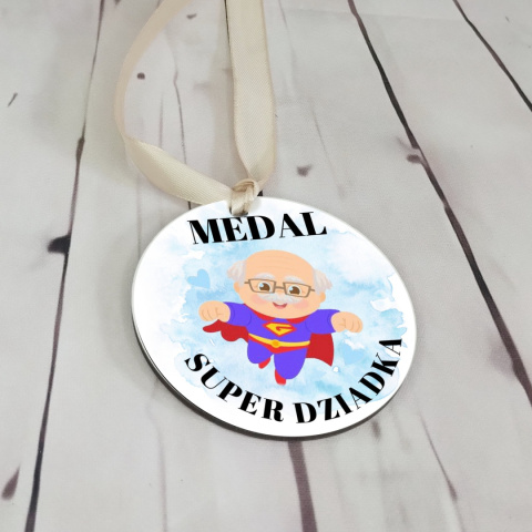 medal super dziadka prezent dla dziadka przedszkole medal super dziadka prezent dla dziadka przedszkole